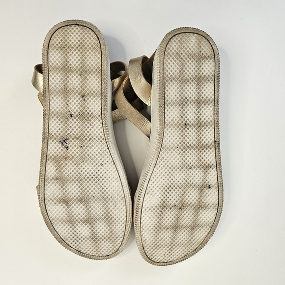 Torrid Gold Faux Leather Ankle Strap Flatform (WW) - Picture 8 of 11